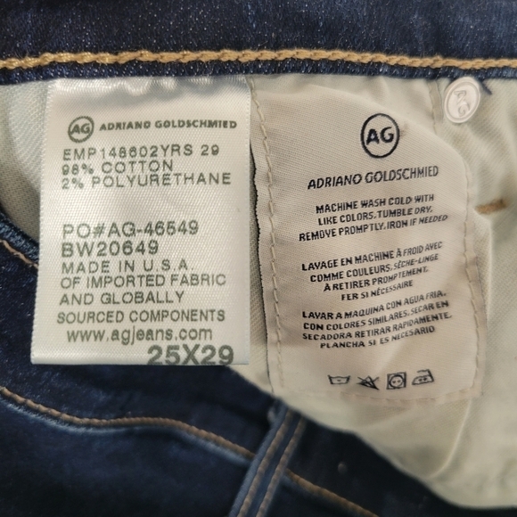 AG Adriano Goldschmied B-TYPE 03 Straight Jean Size 25 - Picture 14 of 14
